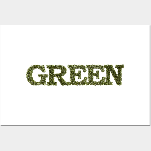 Green Title Wall Art by Webshocker